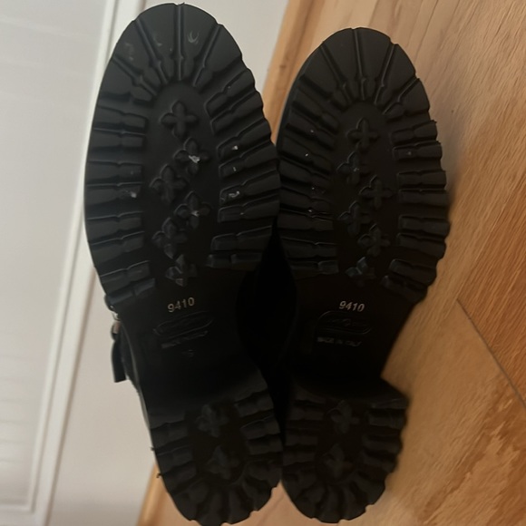 Live + ECH Black Suede fur Shearling Wool Boots size 36 like new - Picture 7 of 16